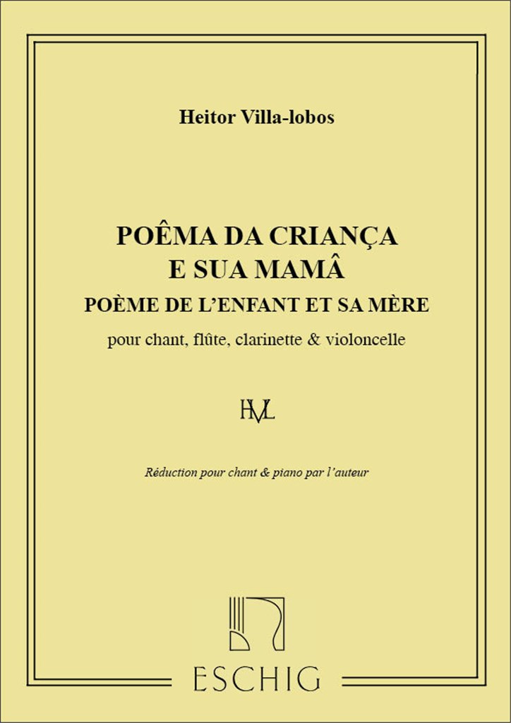 Poema Da Crianca.. Cht-Piano (Enfant Et Sa Mere)